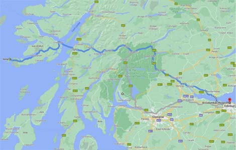 Iona to Edinburgh Bike Ride for St Columba's Hospice