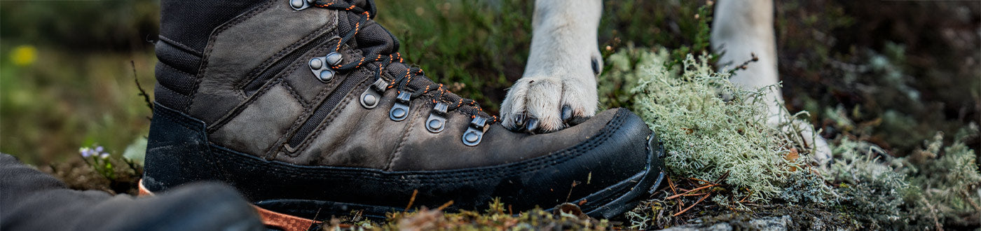 durable dog walking boots for men and women. Waterproof, supportive and built for comfort on every walk, whatever the weather or terrain