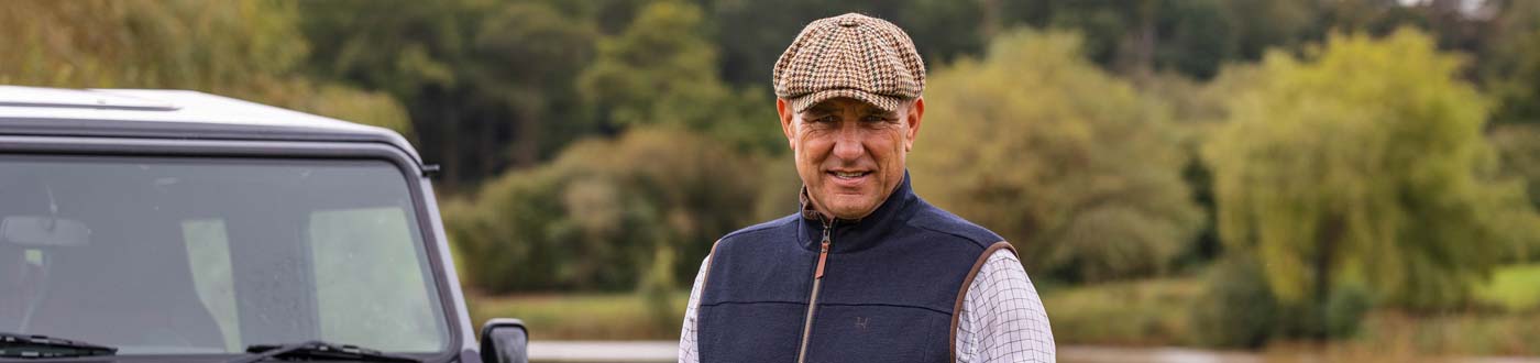 Men's fleece gilets for warmth, comfort & style. Choose navy, blue, or green fleece gilets, ideal for layering