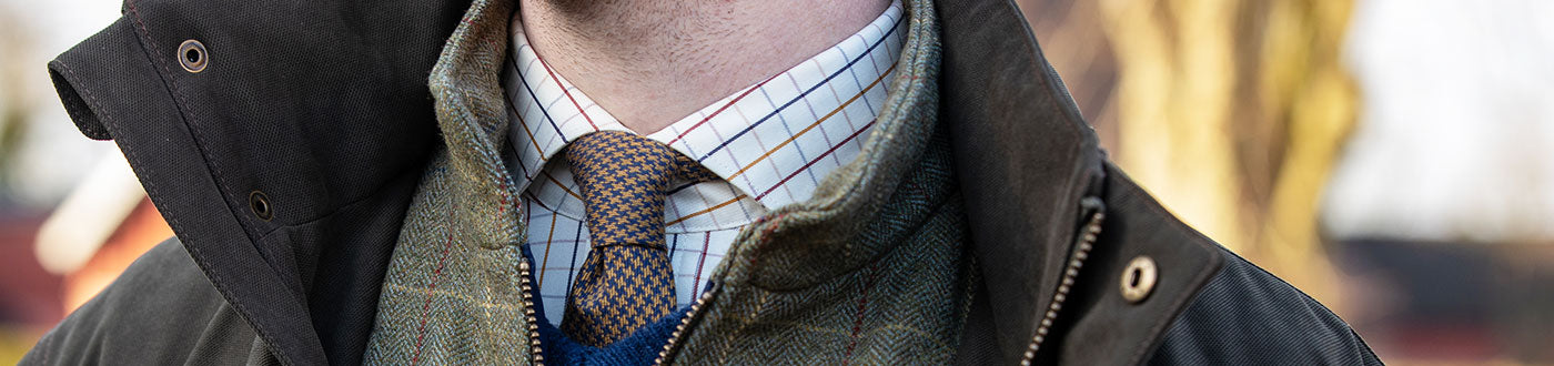 Shooting Shirts for men & women feature checked cotton shirts, linen shirts & brushed cotton shirts in a variety of styles