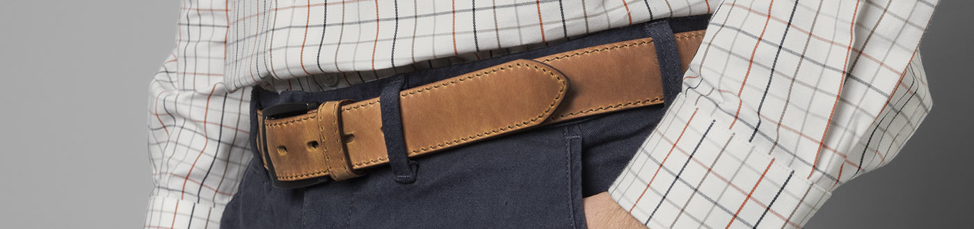 Men's belts for country style & outdoor work.