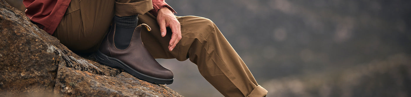 Men's Chelsea Boots in a range of top quality leather & suede styles from brands including Blundstone & Hoggs of Fife