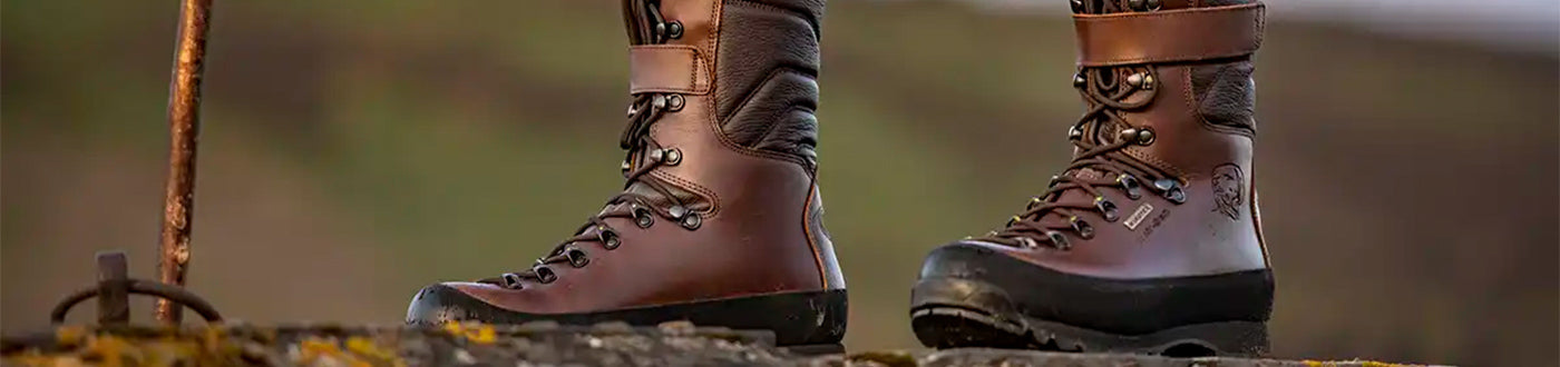 Men's Footwear for hiking, shooting, work & country. Find shoes, boots & wellingtons from brands like Aigle & Hoggs of Fife