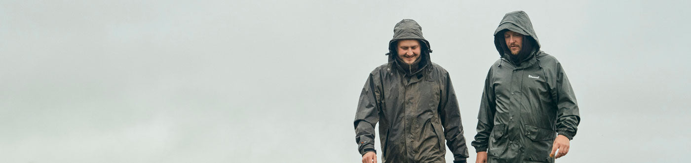 Waterproof jackets for men, waterproof jackets for women, waterproof trousers for men and waterproof trousers for women