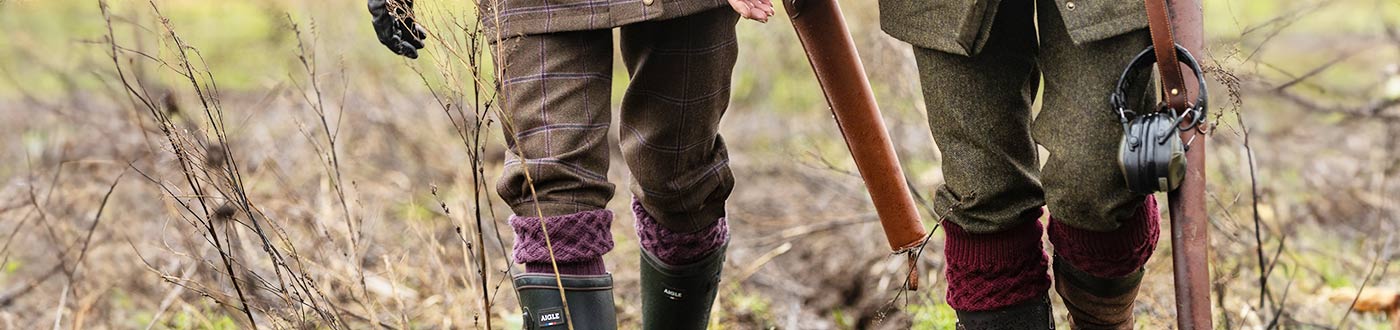Women's breeks for shooting & country life, with waterproof, moleskin & tweed breeks from brands like Laksen & Alan Paine