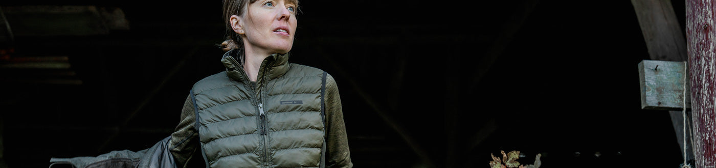 Women’s waistcoats & gilets in tweed, moleskin, Gore-Tex, fleece & quilted designs. Featuring top brands Harkila & Dubarry