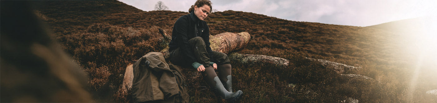 Women’s wellington boots for shooting, walking & work. Neoprene, leather-lined & short wellies from Aigle, Muck Boots & more