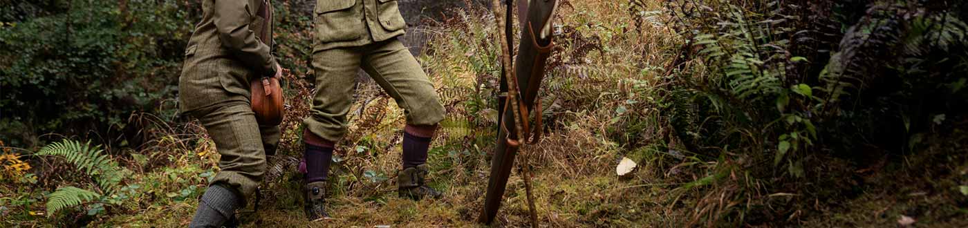 Shooting Breeks for men, women & kids. Plus twos, plus fours, waterproof & tweed breeks from Laksen, Harkila & Hoggs of Fife