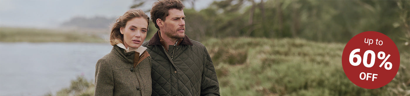 Clearance Sale with up to 50% OFF - Save on the best country clothing, outdoor wear, workwear, footwear & equipment