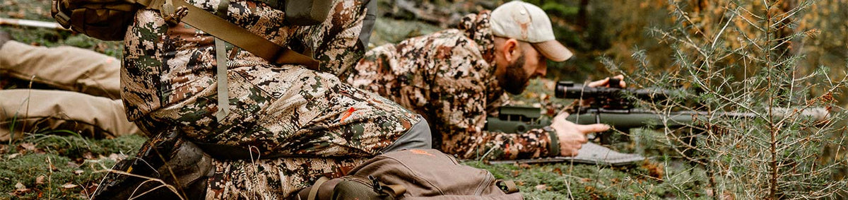 Camouflage stalking trousers for deer stalking