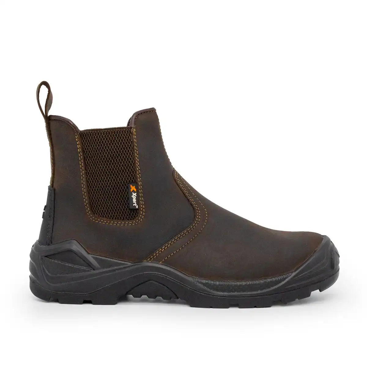 Xpert Defiant SBP Safety Dealer Boot Brown - Outer Side Xpert Defiant SBP Safety Dealer Boot Brown - Outer Side