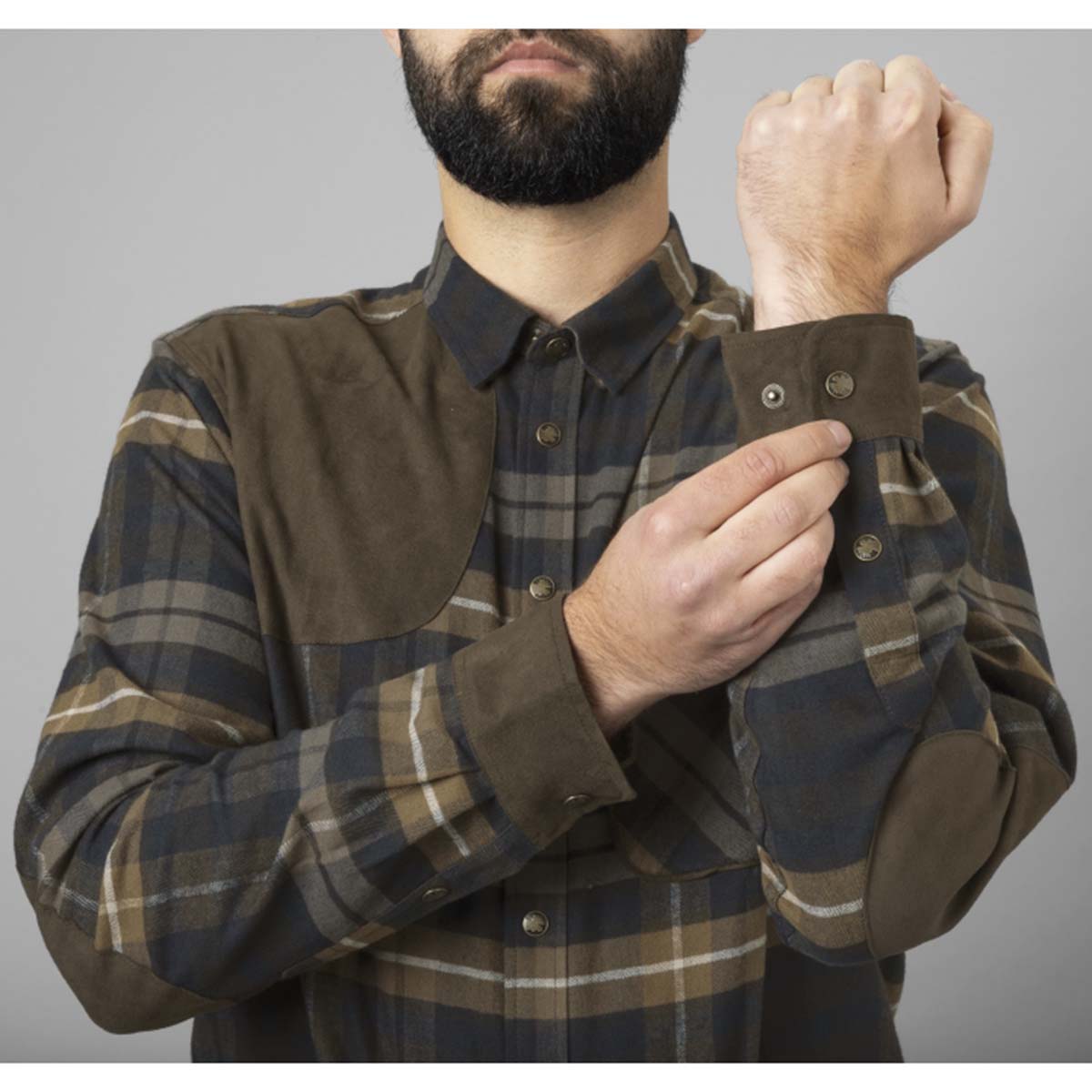 Harkila Jarne Shooting L/S Shirt - cuff Harkila Jarne Shooting L/S Shirt - cuff