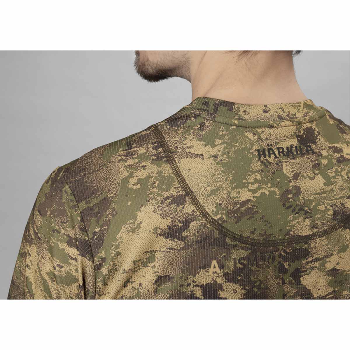 Harkila Deer Stalker Camo S/S T-Shirt - on model rear Harkila Deer Stalker Camo S/S T-Shirt - on model rear