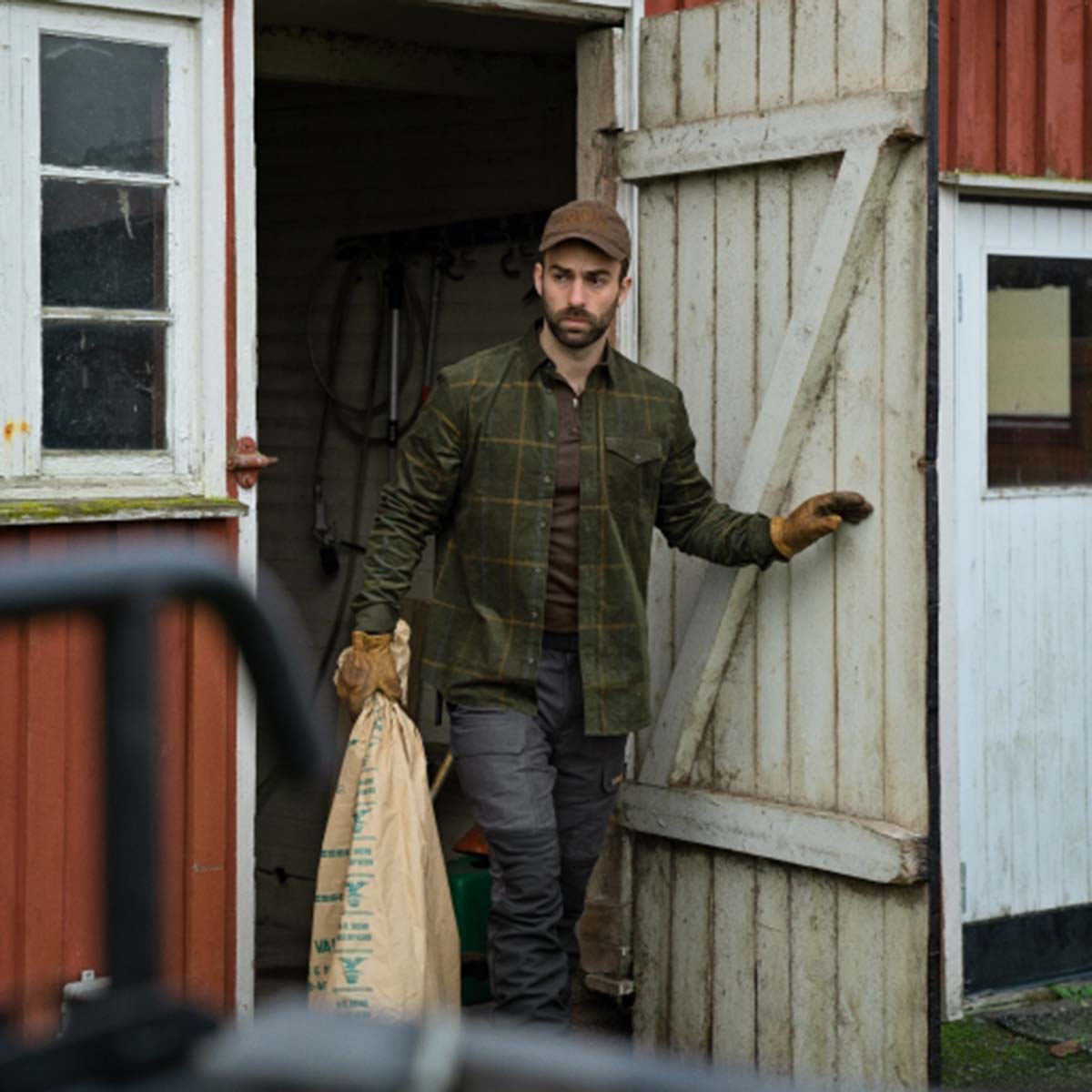 Harkila Kaldfjord Corduroy Check Shirt - lifestyle Harkila Kaldfjord Corduroy Check Shirt - lifestyle