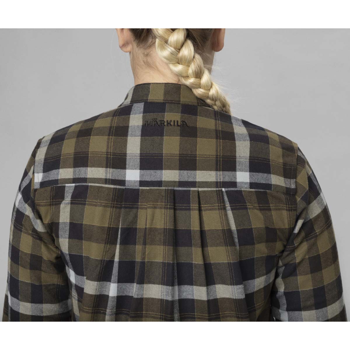 Harkila Sigrid Women's L/S Shirt - on model rear Harkila Sigrid Women's L/S Shirt - on model rear