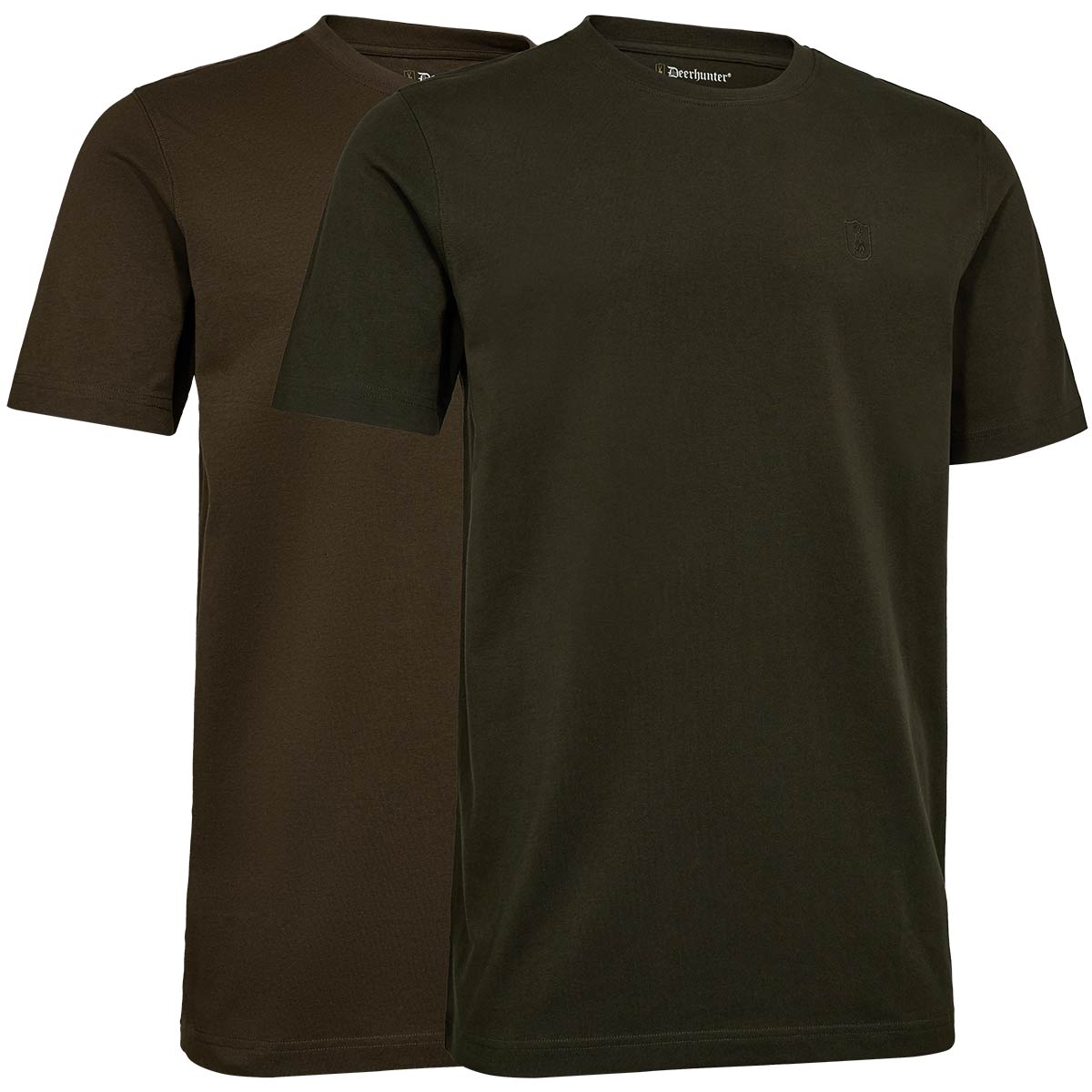 Deerhunter 2-Pack T-Shirt - Fallen Leaf & Timber Deerhunter 2-Pack T-Shirt - Fallen Leaf & Timber