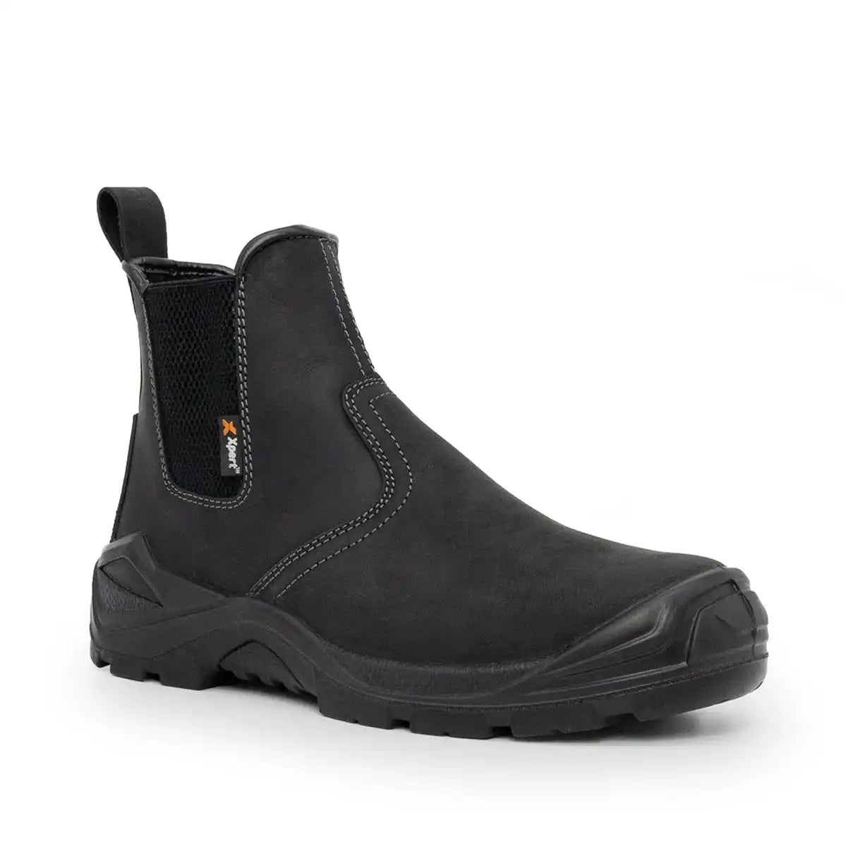 Xpert Defiant SBP Safety Dealer Boot Black - Front Side Xpert Defiant SBP Safety Dealer Boot Black - Front Side