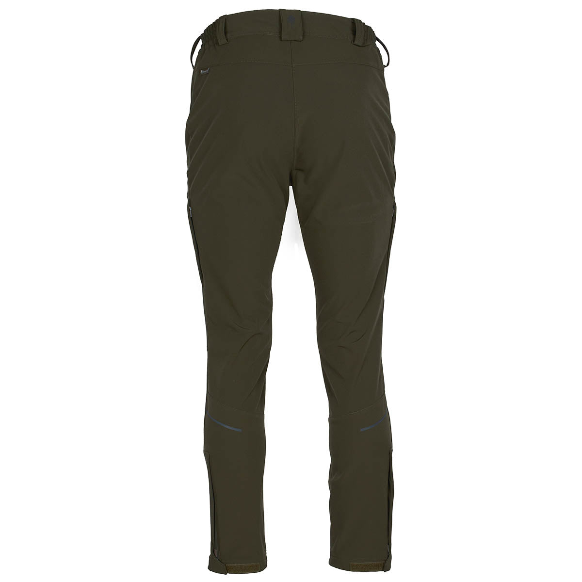 Pinewood Dog Sports Womens Wilda Stretch Shell Trousers- Moss Green- back Pinewood Dog Sports Womens Wilda Stretch Shell Trousers- Moss Green- back