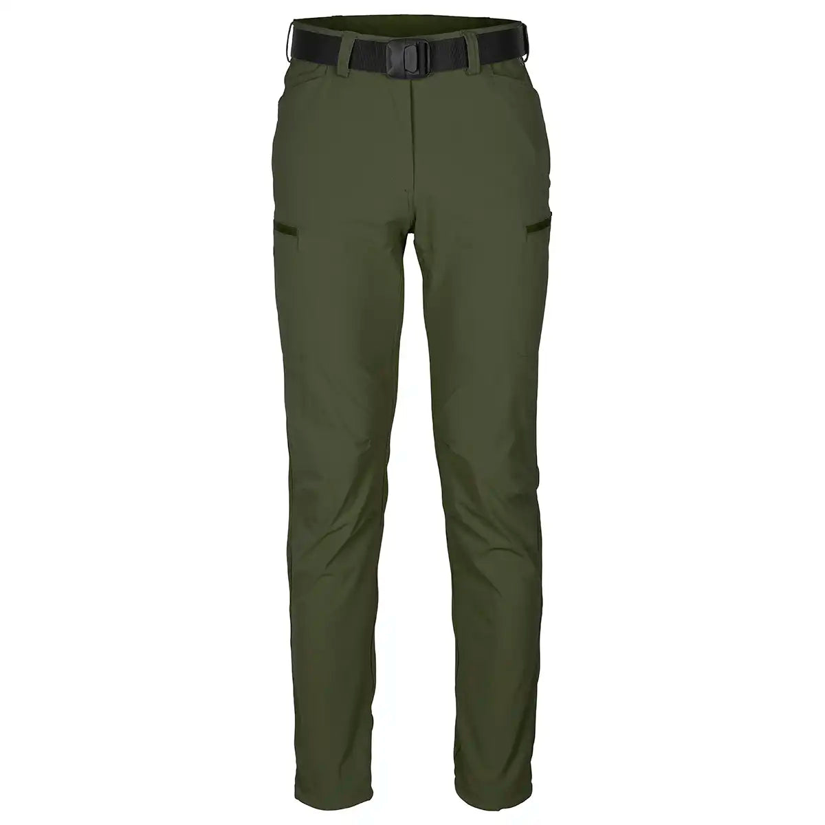 Pinewood InsectSafe Women's Hiking Trousers- Moss Green- front Pinewood InsectSafe Women's Hiking Trousers- Moss Green- front