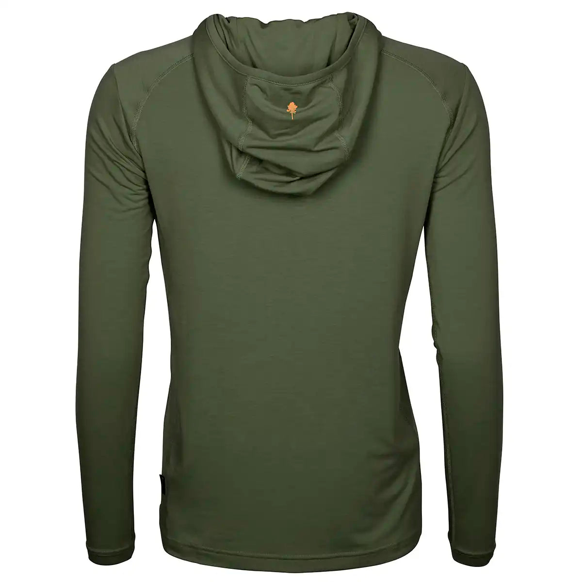 Pinewood InsectSafe Women's Function Hoodie- Moss Green- back Pinewood InsectSafe Women's Function Hoodie- Moss Green- back