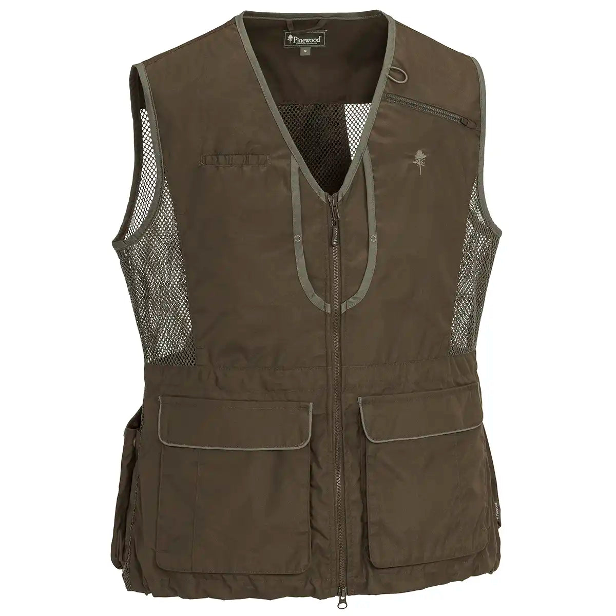 Pinewood Dog Sports 2.0 Womens Vest- Suede Brown/Dark Olive Pinewood Dog Sports 2.0 Womens Vest- Suede Brown/Dark Olive