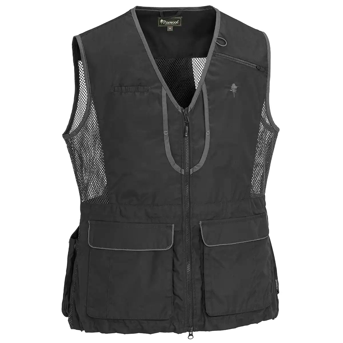 Pinewood Dog Sports 2.0 Womens Vest- Black/Dark Anthracite Pinewood Dog Sports 2.0 Womens Vest- Black/Dark Anthracite