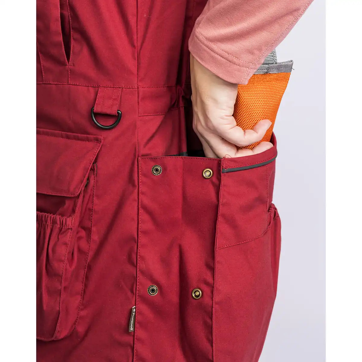 Pinewood Dog Sports Womens Trainer Vest- expandable pocket detail Pinewood Dog Sports Womens Trainer Vest- expandable pocket detail
