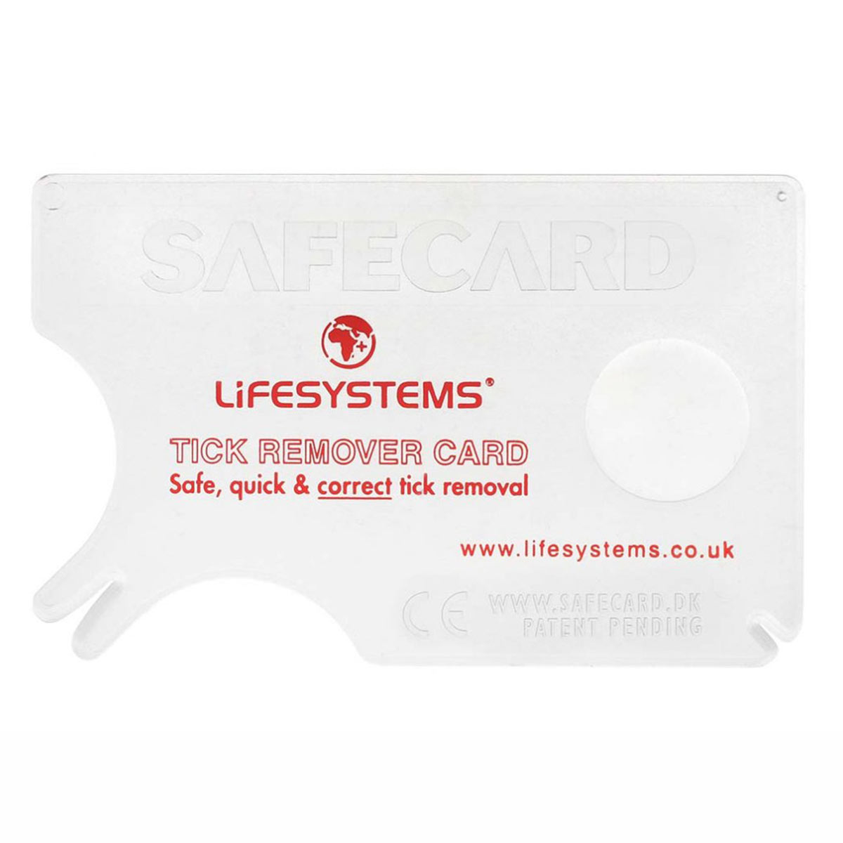 Lifesystems Tick Remover Card Lifesystems Tick Remover Card