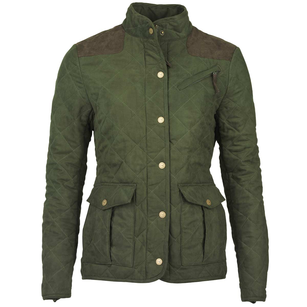 Laksen Lady Hampton Quilted Jacket - Olive Laksen Lady Hampton Quilted Jacket - Olive