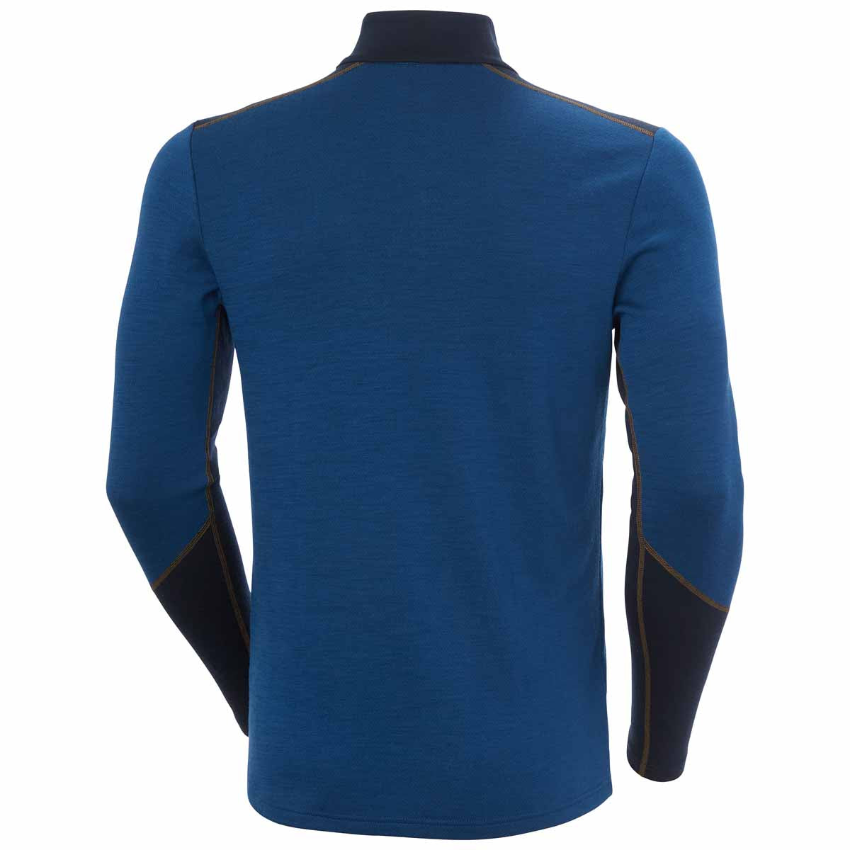 Helly Hansen Lifa Merino Midweight 1/2 Zip - dark blue - rear Helly Hansen Lifa Merino Midweight 1/2 Zip - dark blue - rear