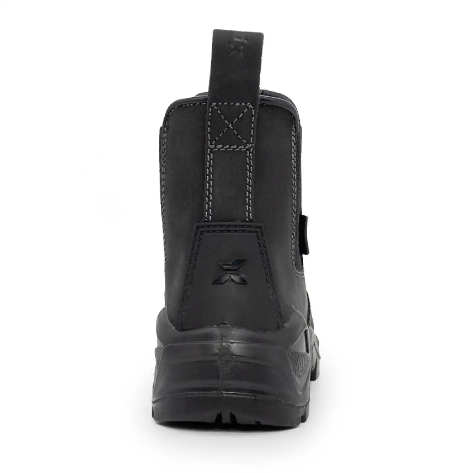 Xpert Defiant SBP Safety Dealer Boot Black - Back Heel Xpert Defiant SBP Safety Dealer Boot Black - Back Heel