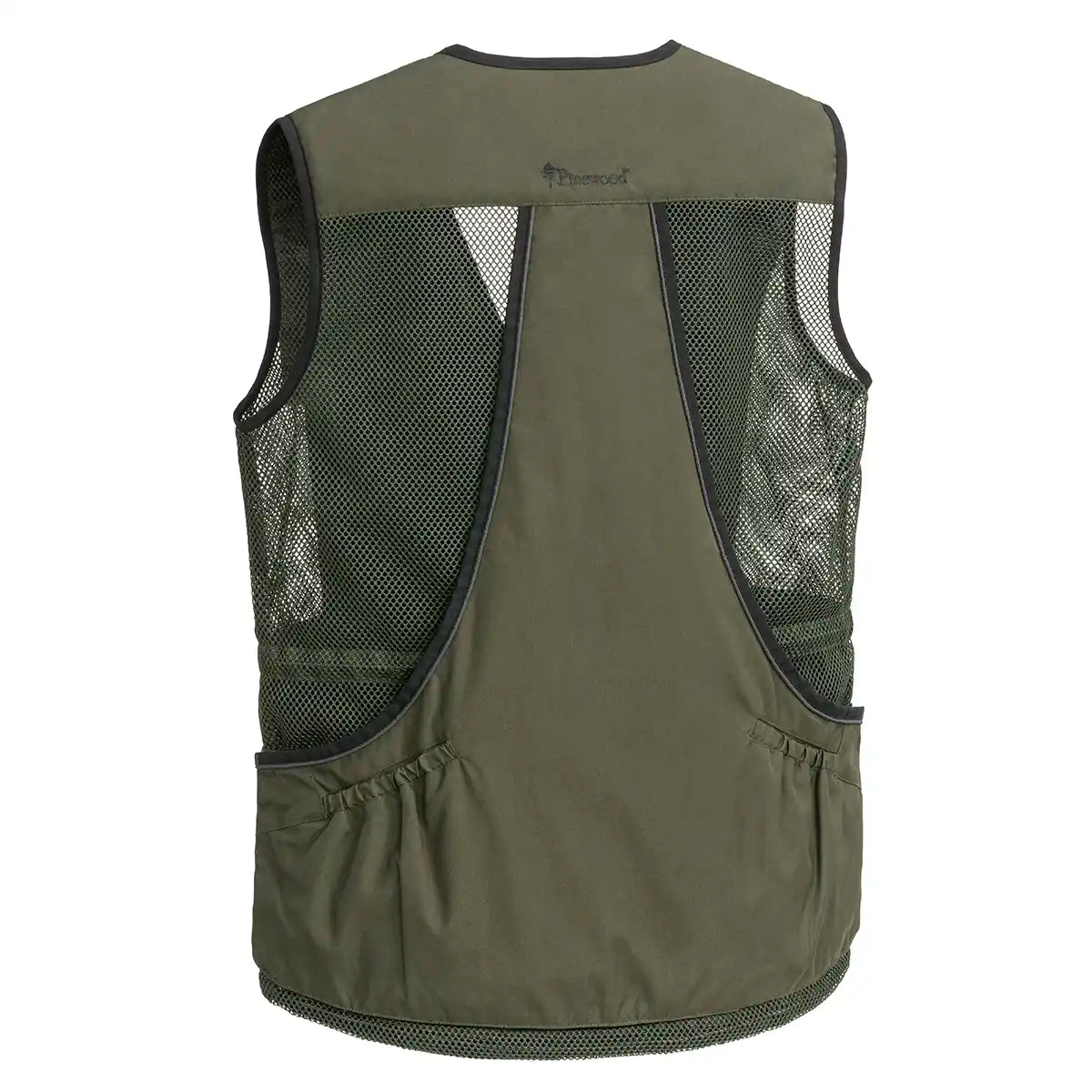 Pinewood Dog Sports 2.0 Vest- Moss Green- back Pinewood Dog Sports 2.0 Vest- Moss Green- back