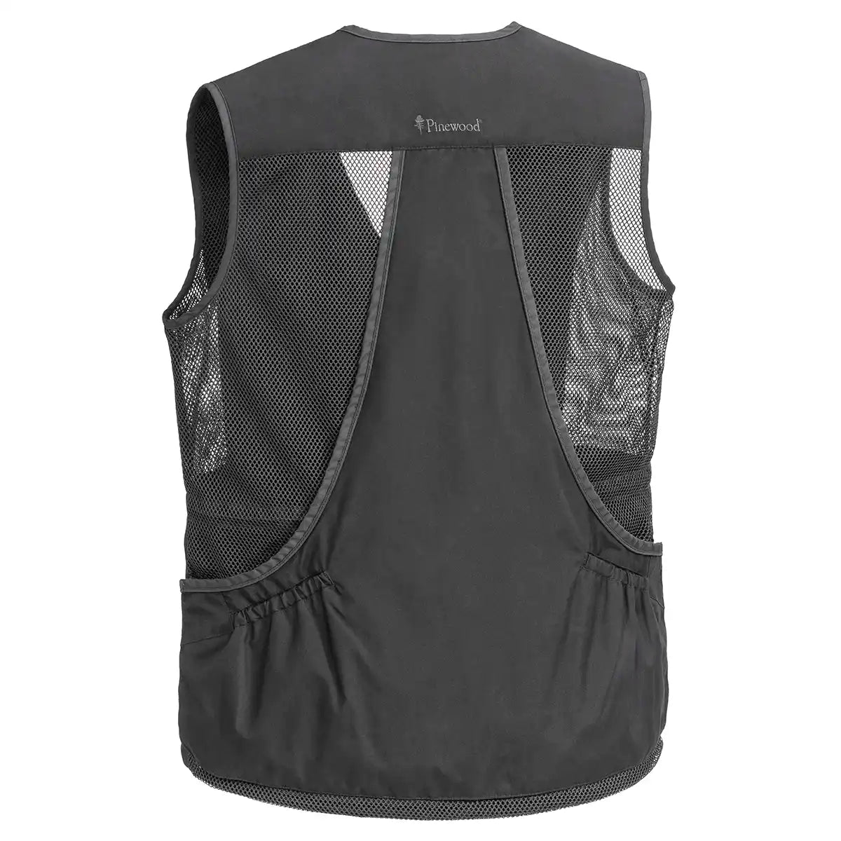 Pinewood Dog Sports 2.0 Vest- Black/Dark Anthracite- back Pinewood Dog Sports 2.0 Vest- Black/Dark Anthracite- back