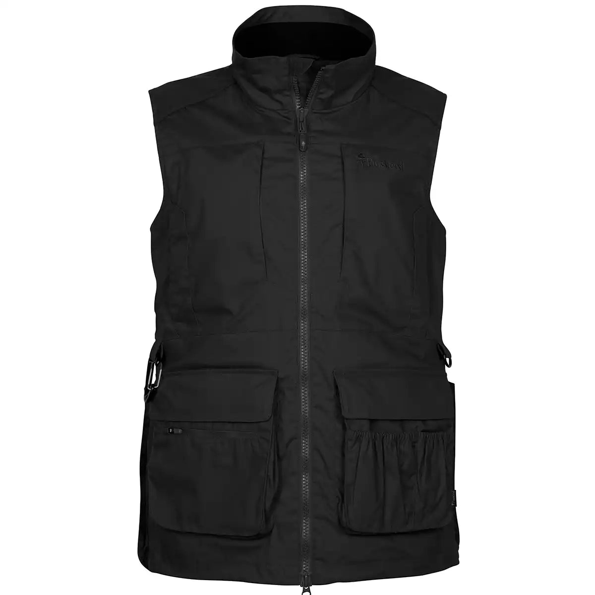 Pinewood Dog Sports Trainer Vest- Black- front Pinewood Dog Sports Trainer Vest- Black- front
