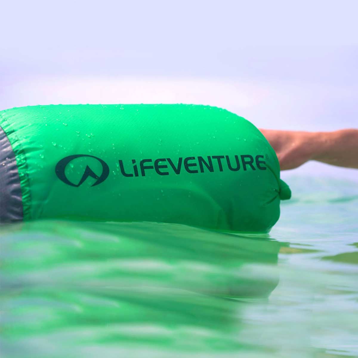 Lifeventure Ultralight 55L Dry Bag Green Lifeventure Ultralight 55L Dry Bag Green