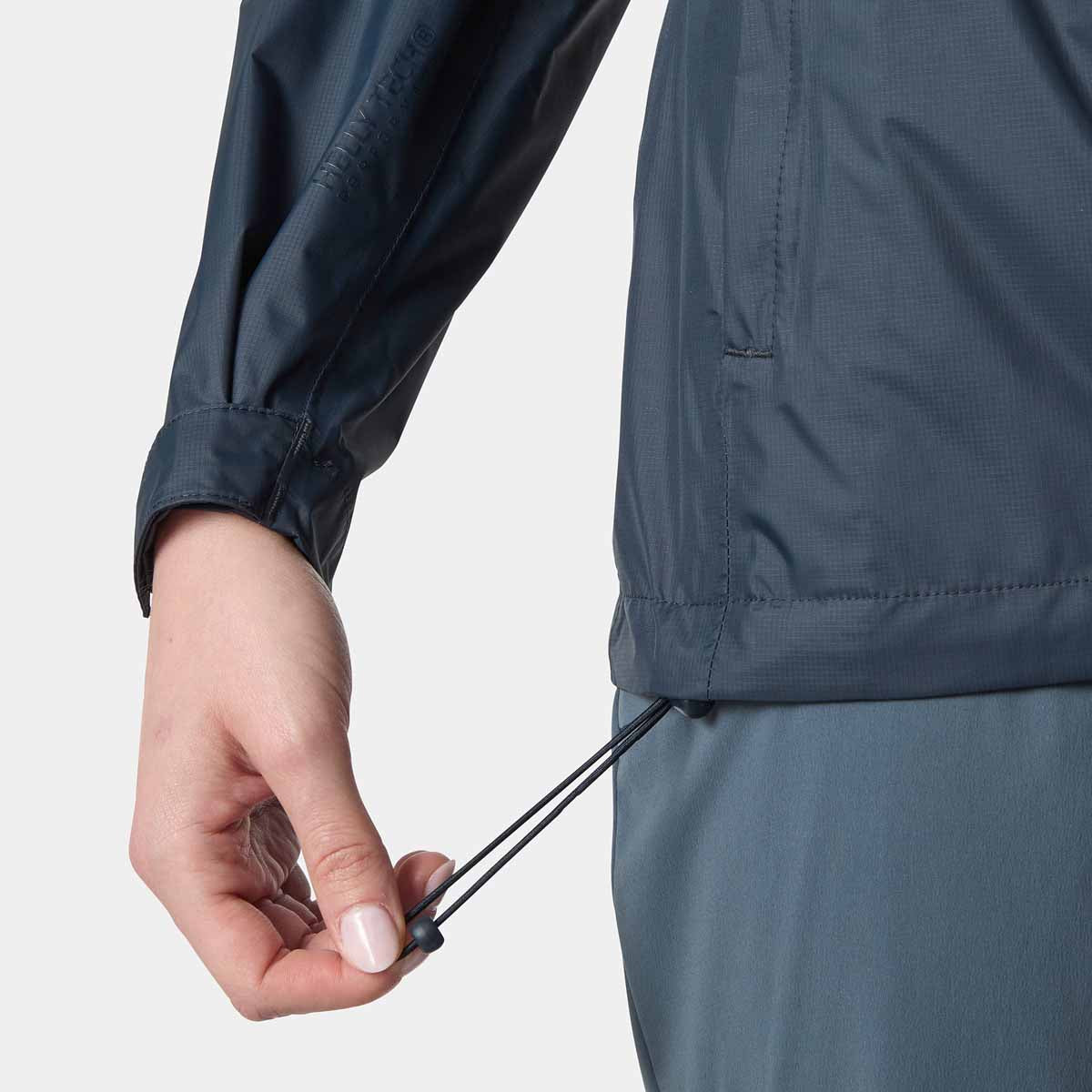 Helly Hansen Womens Loke Jacket - navy - on model Helly Hansen Womens Loke Jacket - navy - on model