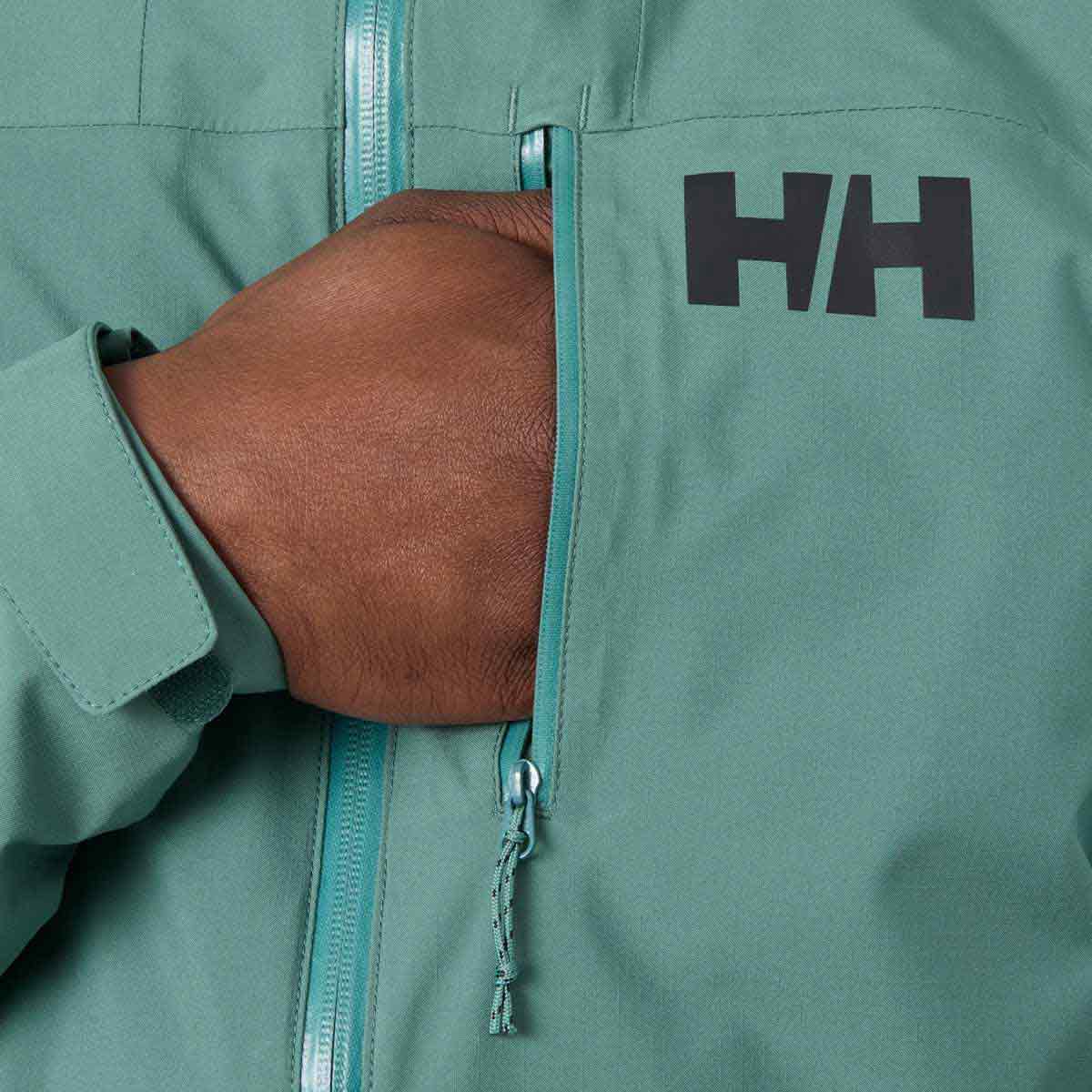 Helly Hansen Loke 2L Shell Jacket - opal green - pocket Helly Hansen Loke 2L Shell Jacket - opal green - pocket