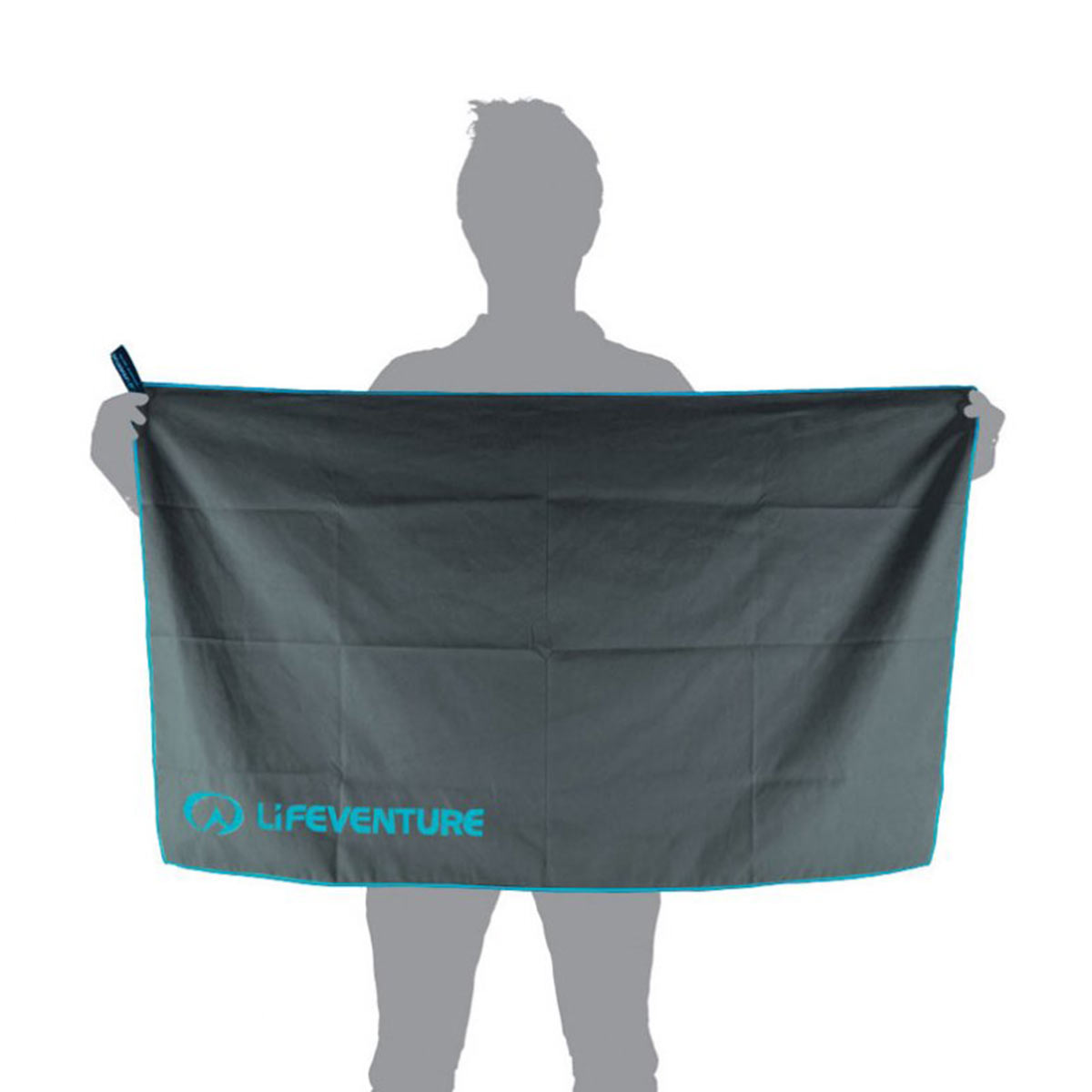 Lifeventure Recycled SoftFibre Travel Towel Grey Lifeventure Recycled SoftFibre Travel Towel Grey