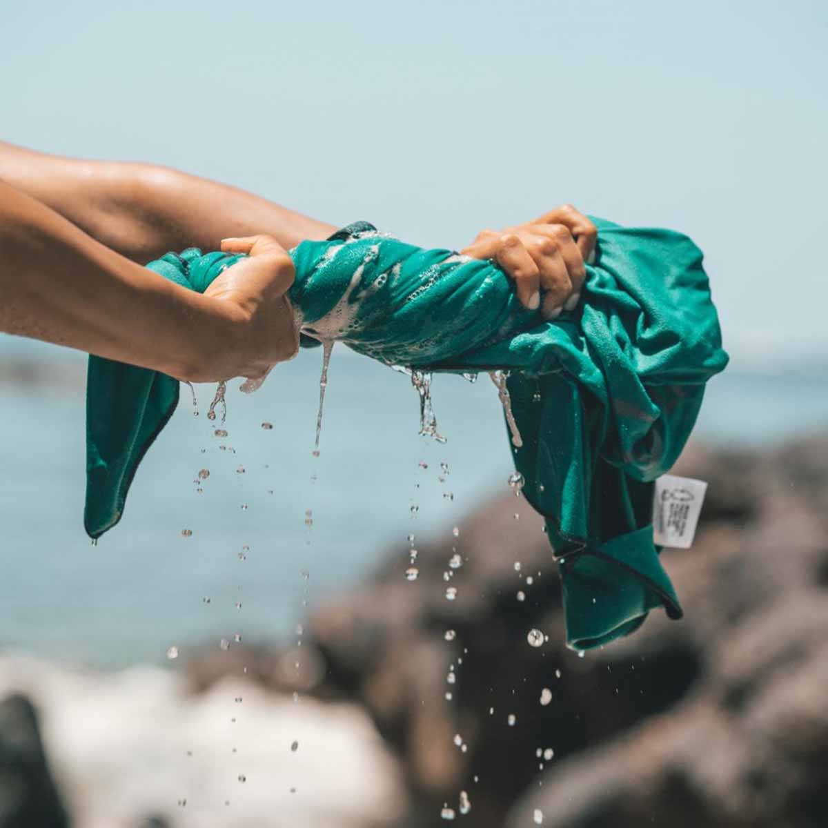 Lifeventure Recycled SoftFibre Travel Towel Teal Lifeventure Recycled SoftFibre Travel Towel Teal