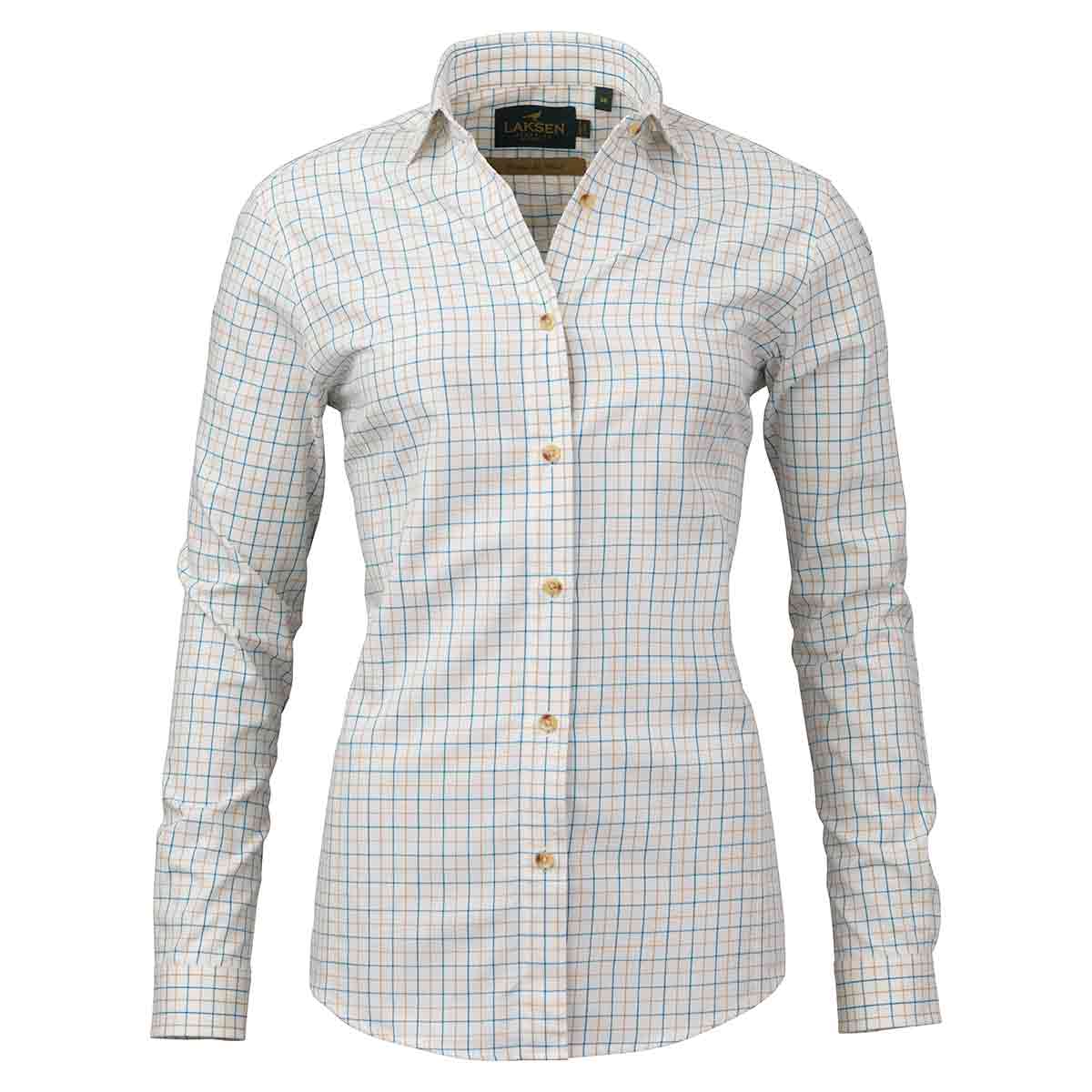 Laksen Amanda Cotton-Wool Women's Checked Shirt Laksen Amanda Cotton-Wool Women's Checked Shirt