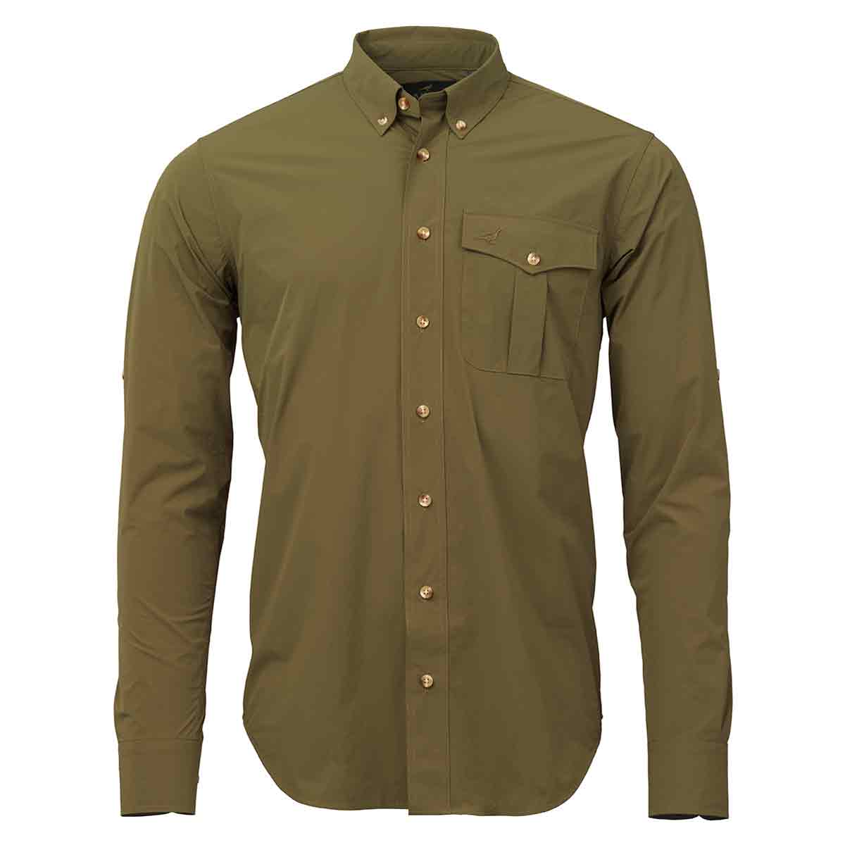 Laksen Kinshasa Tech Men's Shirt in Olive Green Laksen Kinshasa Tech Men's Shirt in Olive Green