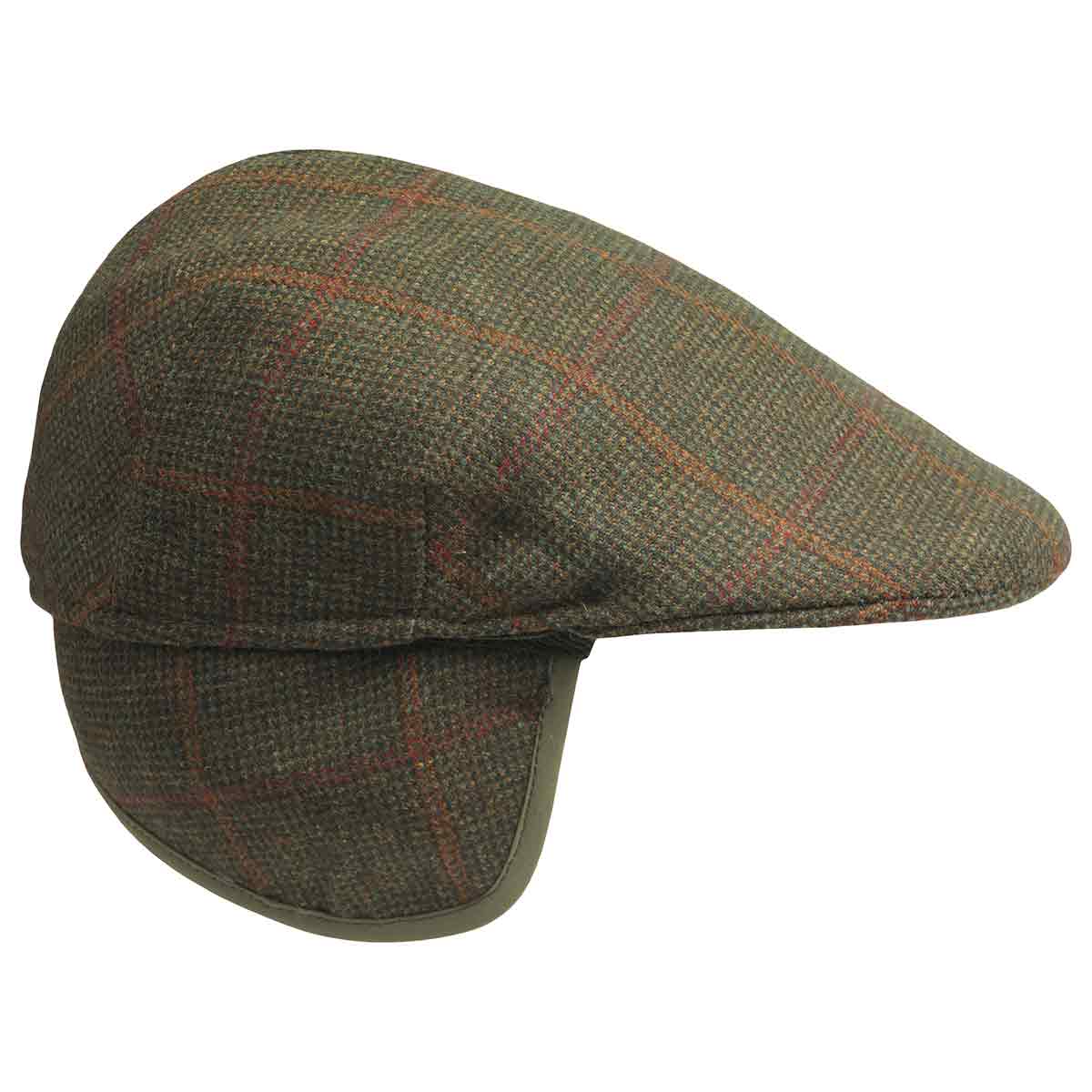 Laksen Hastings Tweed Ghillies Flat Cap W. Ear warmer Laksen Hastings Tweed Ghillies Flat Cap W. Ear warmer