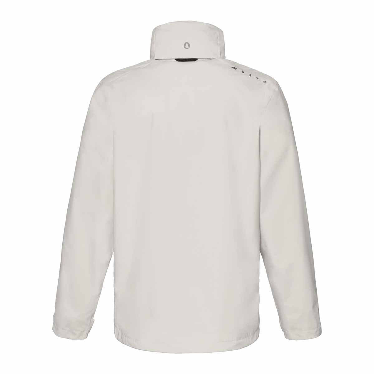 Musto Evo Waterproof Crew Jacket - Platinum - Rear Musto Evo Waterproof Crew Jacket - Platinum - Rear