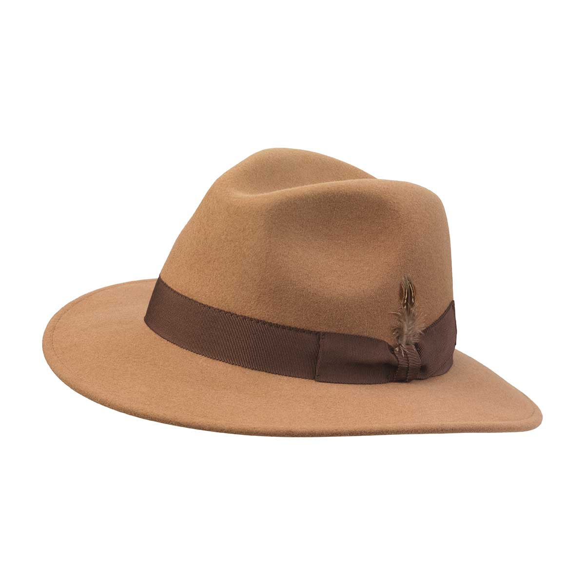 Laksen Heritage Fedora Cashmere Hat Camel Laksen Heritage Fedora Cashmere Hat Camel