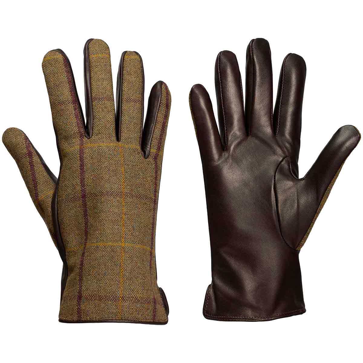 Laksen Fiona Women's Tweed & Lambskin Gloves Laksen Fiona Women's Tweed & Lambskin Gloves