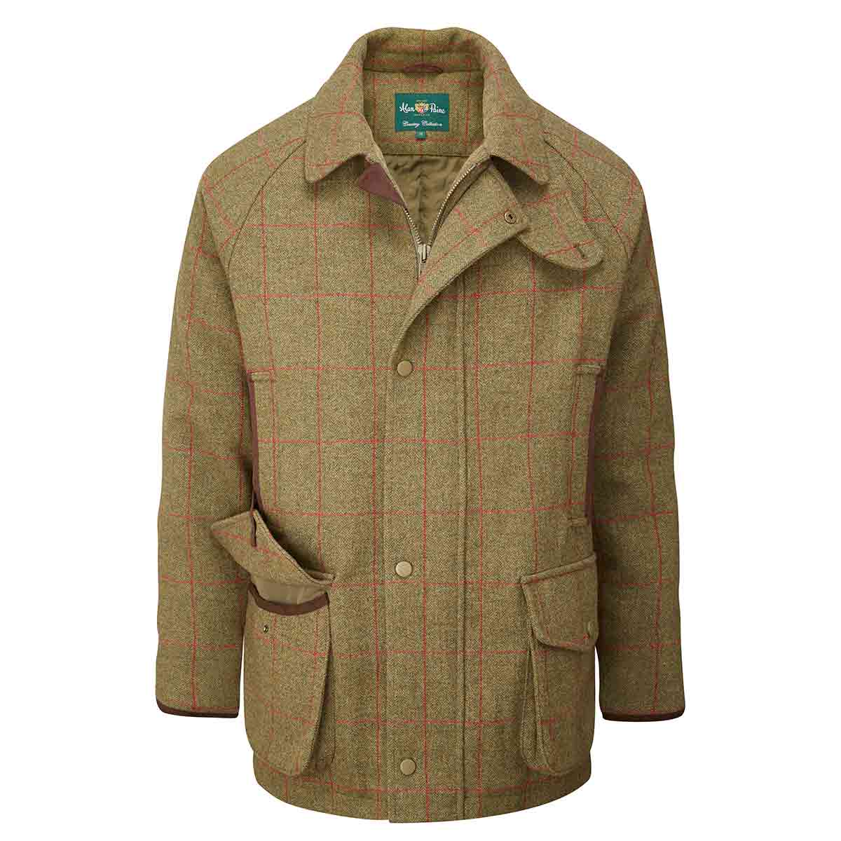 Alan Paine Combrook Tweed Waterproof Coat -Sage Alan Paine Combrook Tweed Waterproof Coat -Sage