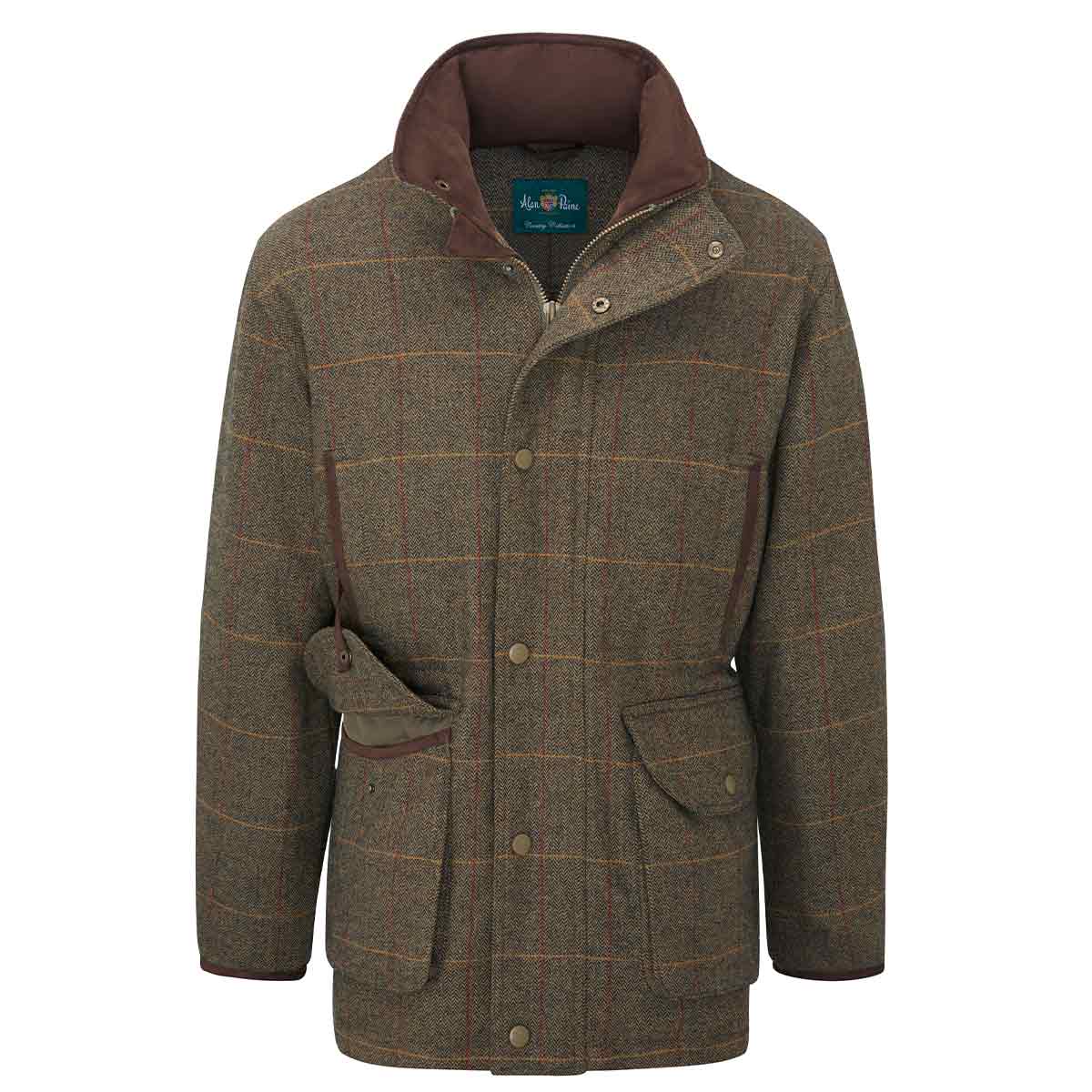 Alan Paine Combrook Men's Tweed Field Coat - Teak Alan Paine Combrook Men's Tweed Field Coat - Teak