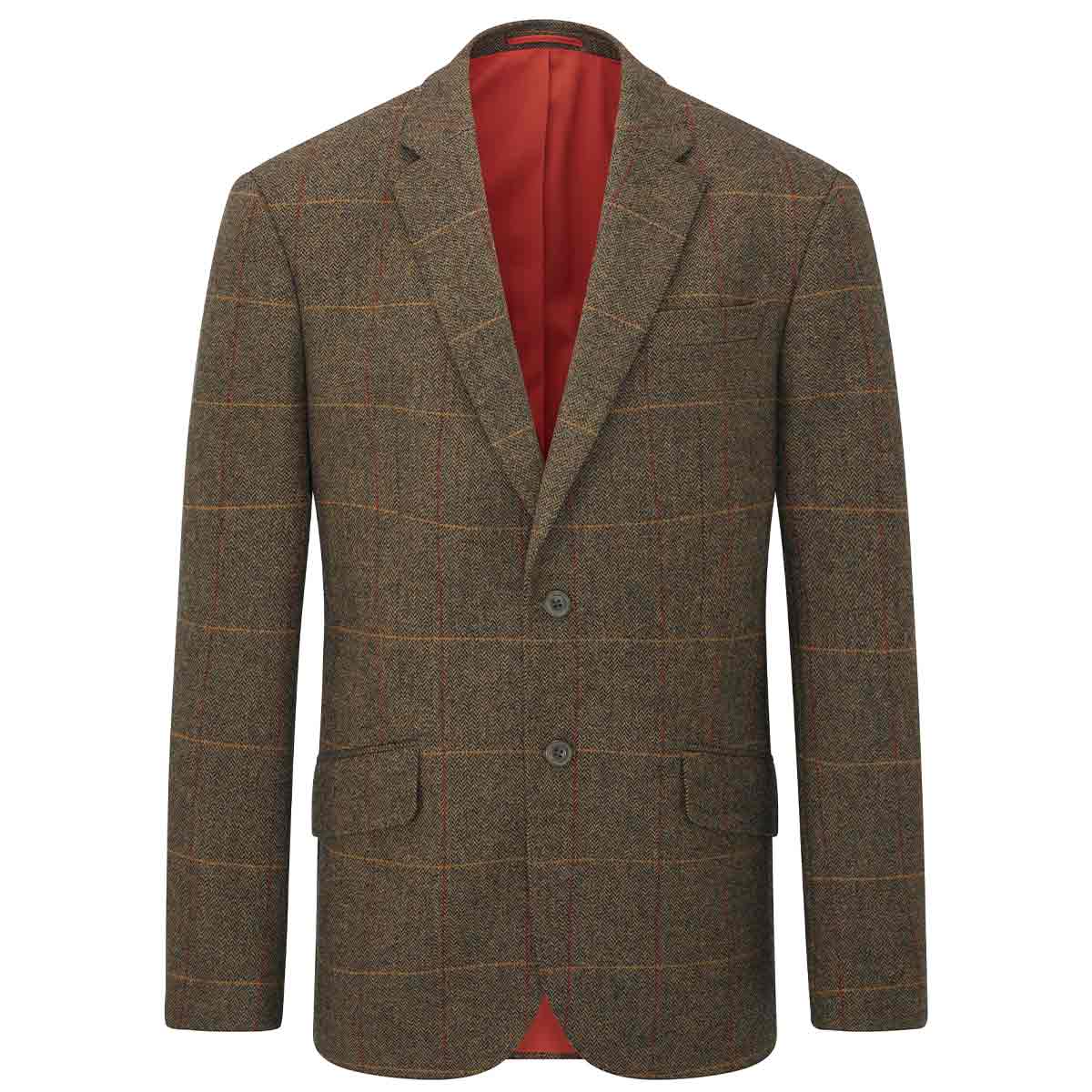 Alan Paine Combrook Tweed Blazer - Teak Alan Paine Combrook Tweed Blazer - Teak