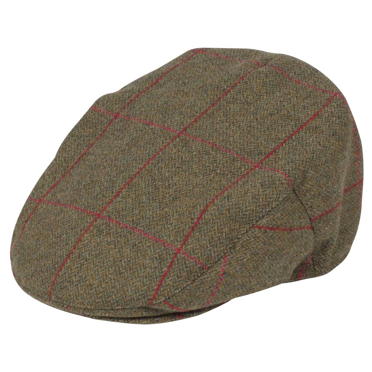 Alan Paine Combrook Tweed Cap - sage Alan Paine Combrook Tweed Cap - sage