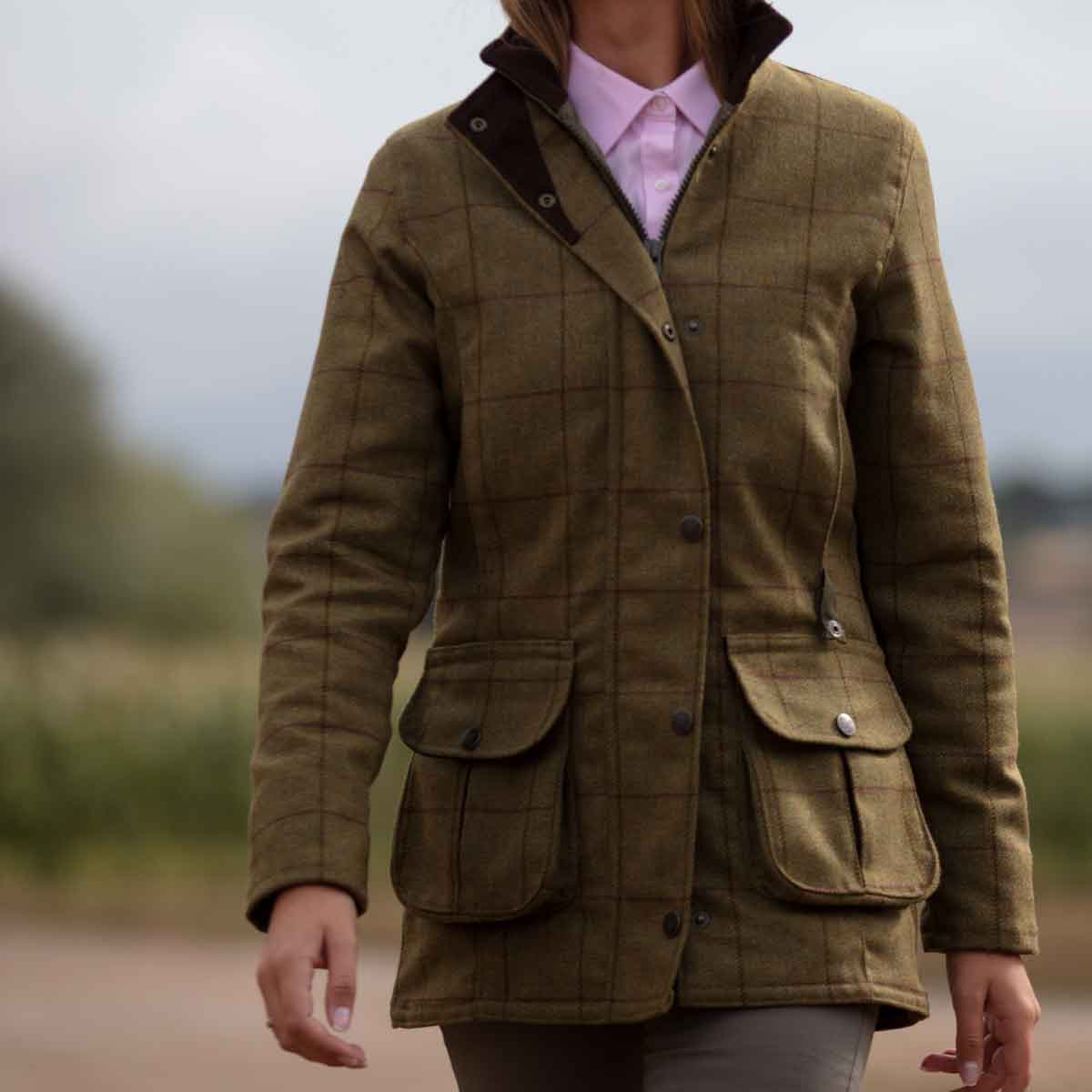 Alan-Paine-Ladies-Rutland-Coat-in-Lichen Alan-Paine-Ladies-Rutland-Coat-in-Lichen